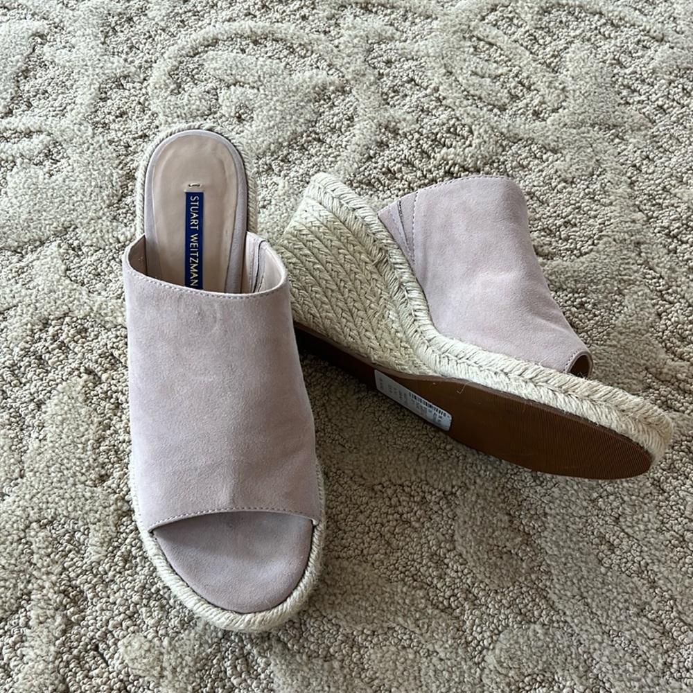 NWT Stuart Weitzman Marabella Espadrille Wedges Size 10